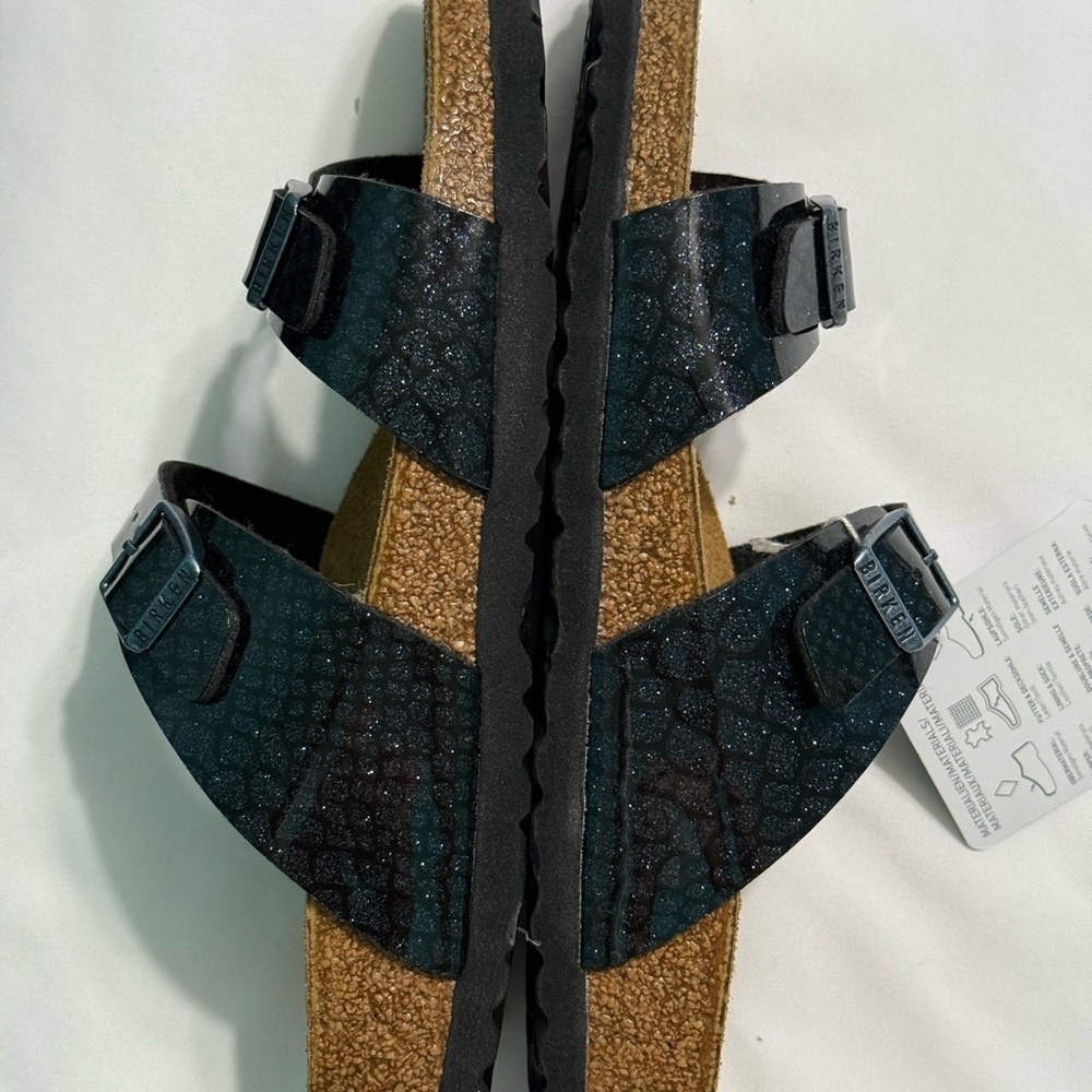 Birkenstock Black Sandals Size 38 - Picture 4 of 6